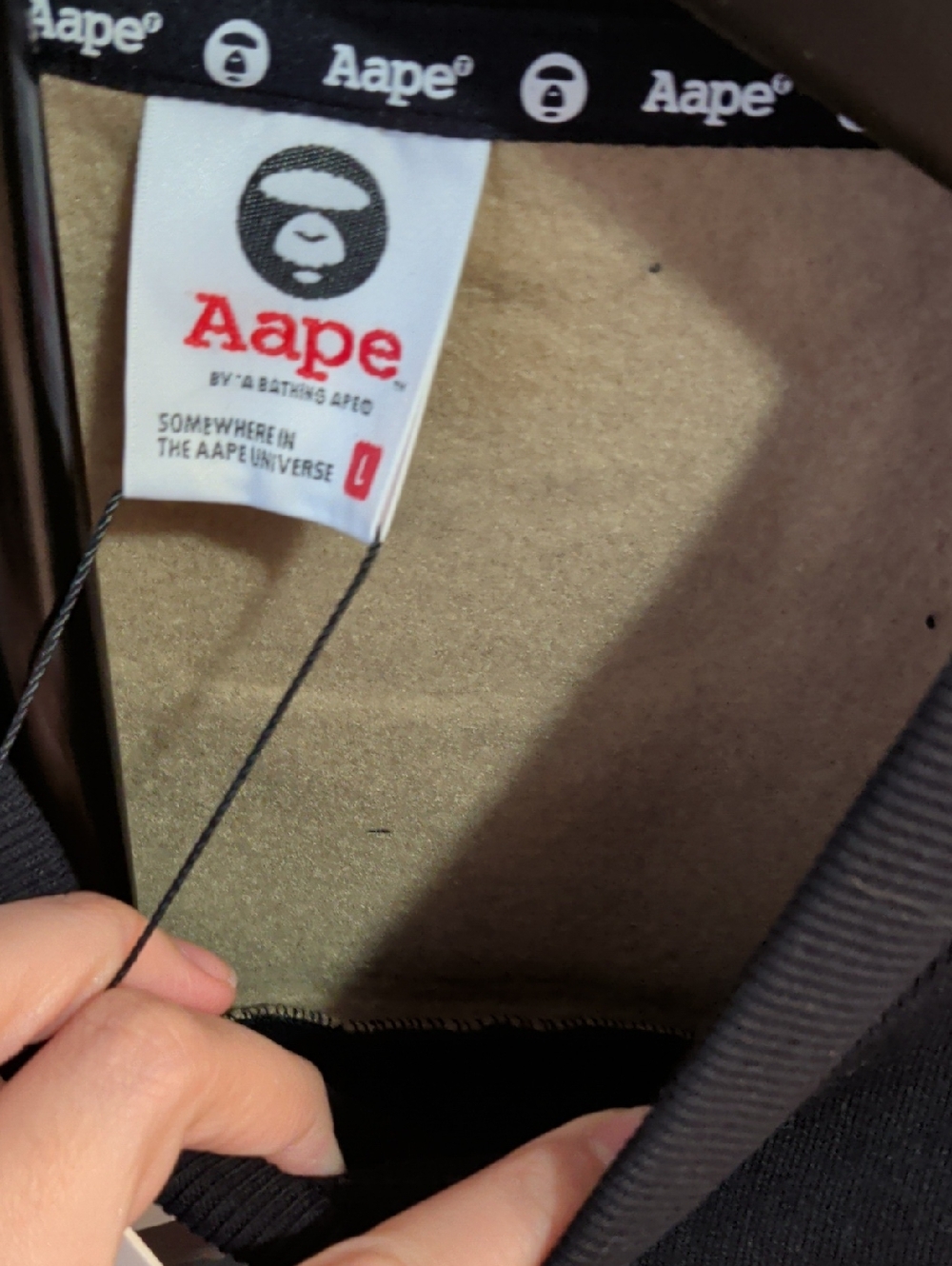 New AAPE X Minecraft Camo Black Sweatshirt - Picture 12 of 12